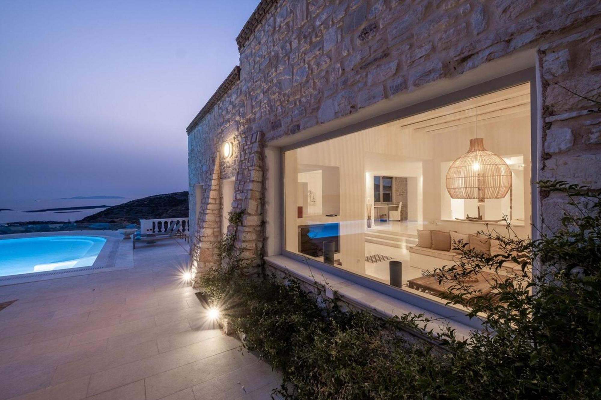 Luxury Villa Aethra -Island Living Paros- المظهر الخارجي الصورة
